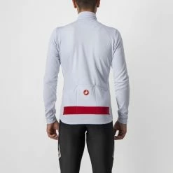 Castelli Puro 3 Jersey FZ Silver Gray/Red Reflex -Fiveten Verkäufe 02 4518511 870