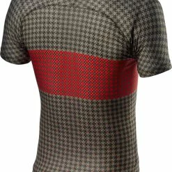 Castelli Pro Mesh M Short Sleeve Bark Green/Fiery Red
