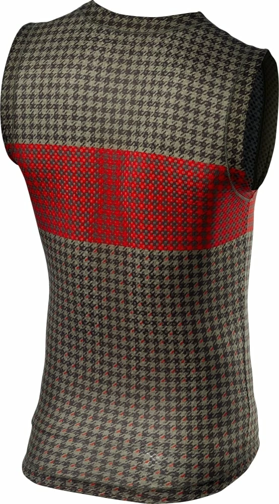 Castelli Pro Mesh M Sleeveless Bark Green/Fiery Red 3 Castelli Pro Mesh M Sleeveless Bark Green/Fiery Red