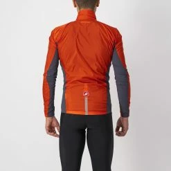 Castelli Squadra Stretch Jacket Fiery Red/Dark Gray -Fiveten Verkäufe 02 4521511 656