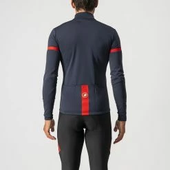 Castelli Fondo 2 Jersey FZ Savile Blue/Red Reflex -Fiveten Verkäufe 02 4521513 414