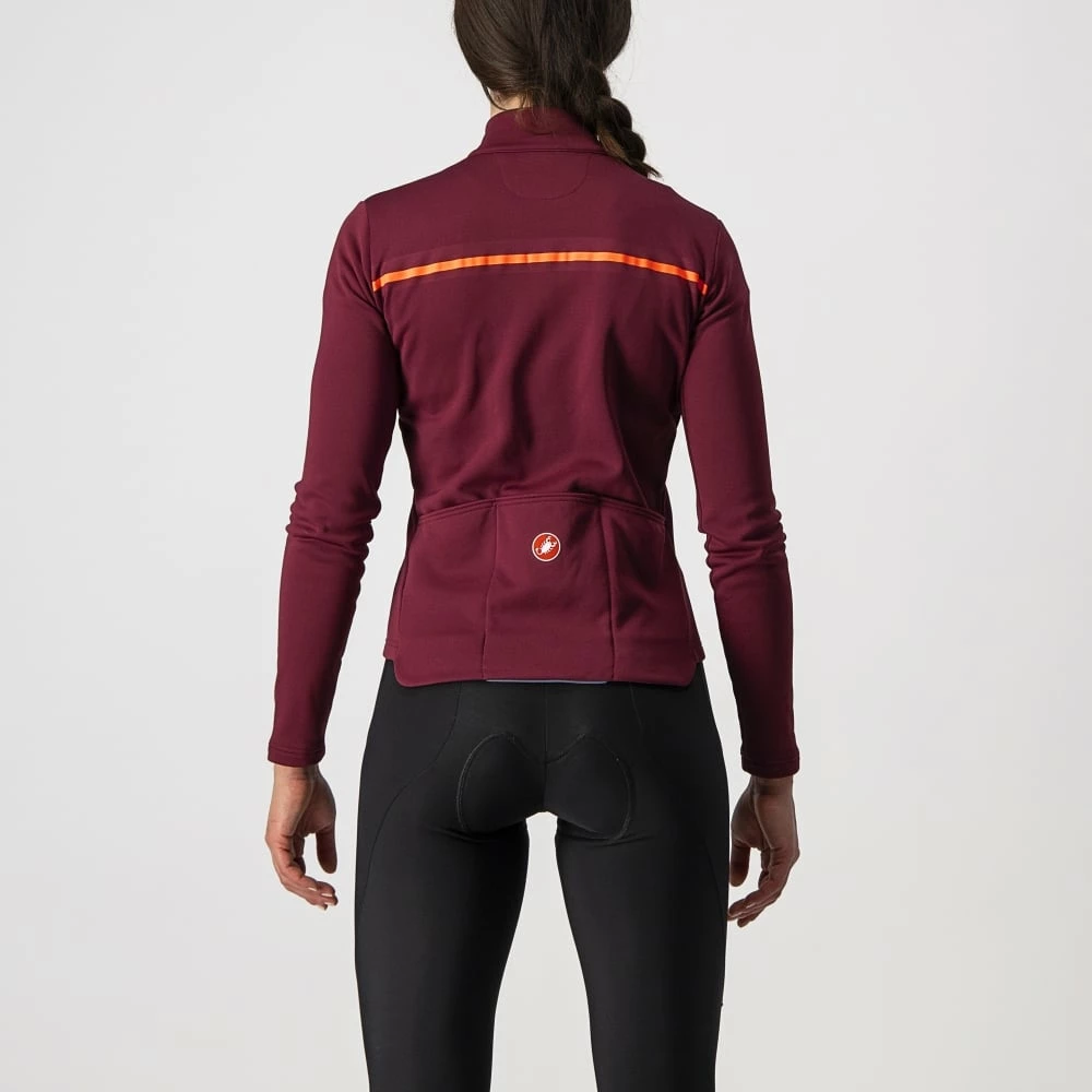 Castelli Sinergia 2 Jersey FZ Bordeaux/Brilliant Pink 6 Castelli Sinergia 2 Jersey FZ Bordeaux/Brilliant Pink – Bild 4