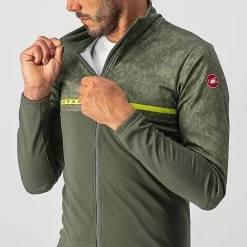 Castelli Finestre Jacket Military Green/Light Military Chartreuse -Fiveten Verkäufe 03 4521505 075