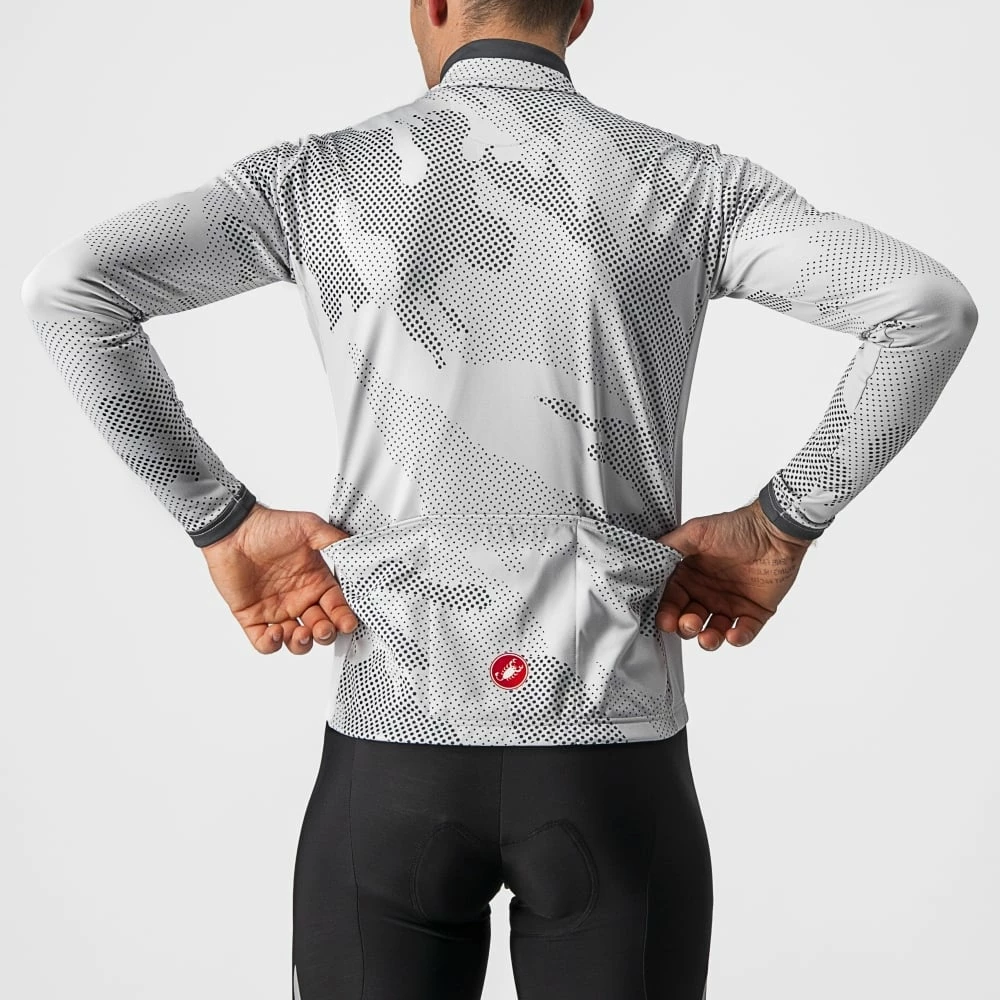 Castelli Pericolo Jersey FZ Silver Gray 4 Castelli Pericolo Jersey FZ Silver Gray – Bild 2