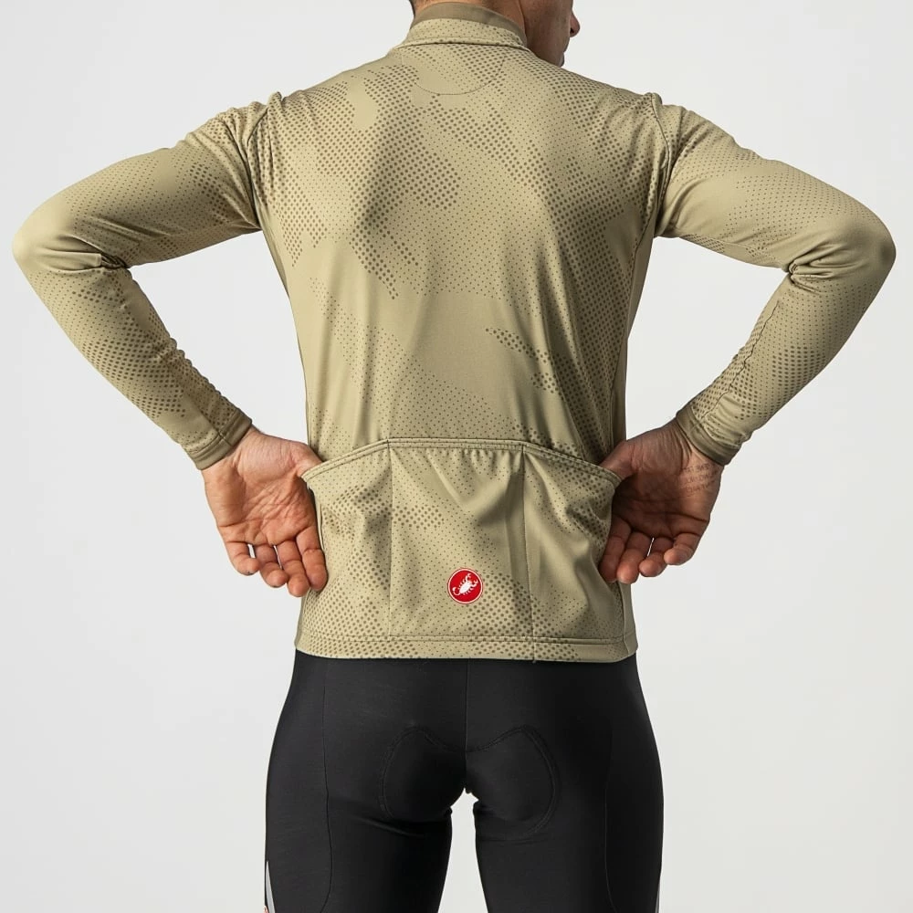 Castelli Pericolo Jersey FZ Light Olive Green 5 Castelli Pericolo Jersey FZ Light Olive Green – Bild 3