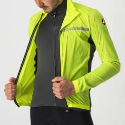 Castelli Squadra Stretch Jacket Yellow Fluo/Dark Gray -Fiveten Verkäufe 04 4521511 032