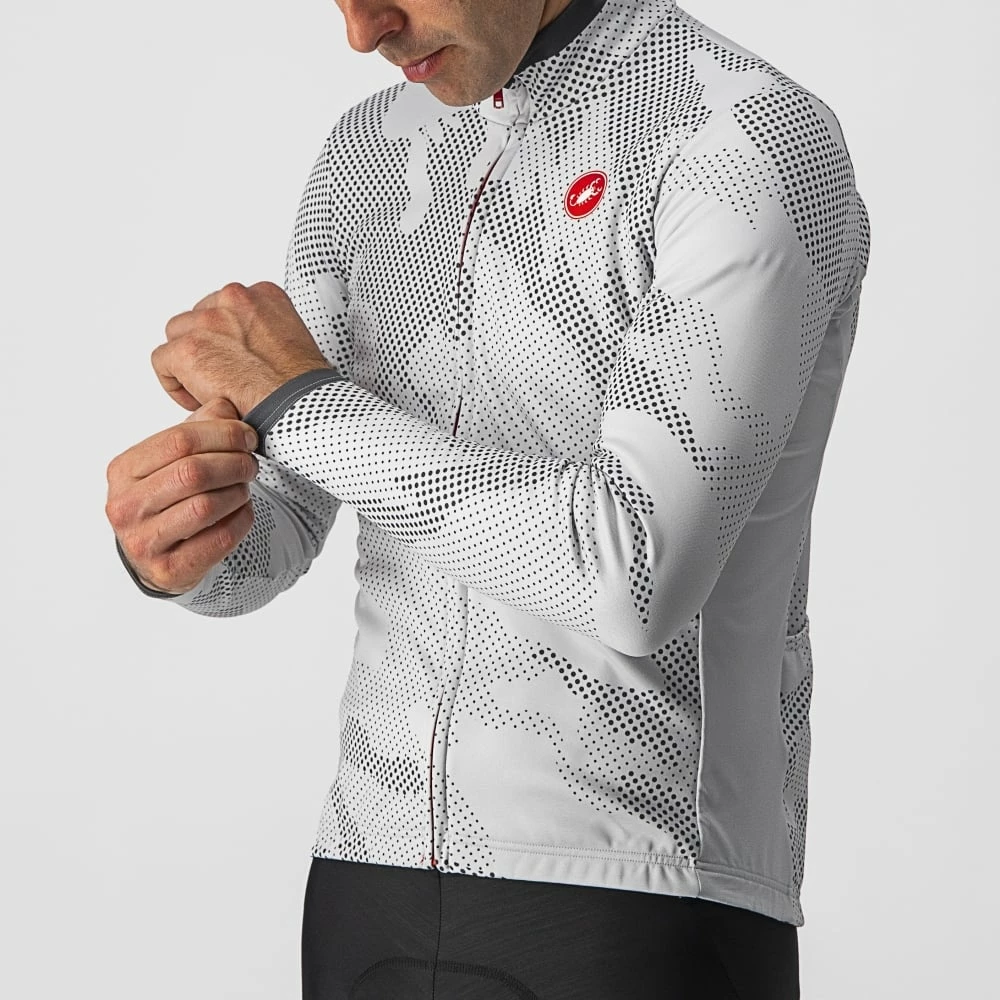 Castelli Pericolo Jersey FZ Silver Gray 3 Castelli Pericolo Jersey FZ Silver Gray