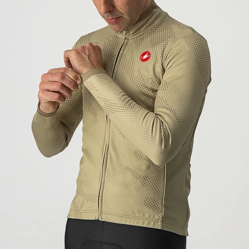 Castelli Pericolo Jersey FZ Light Olive Green 4 Castelli Pericolo Jersey FZ Light Olive Green – Bild 2