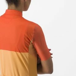 Castelli Velocissima Jersey Soft Orange/scarlet Ibis -Fiveten Verkäufe 04 4522065 866
