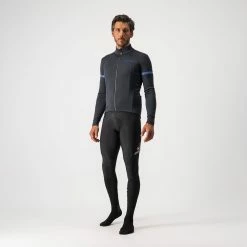 Castelli Fondo 2 Jersey FZ Light Black/Blue Reflex -Fiveten Verkäufe 05 4521513 085