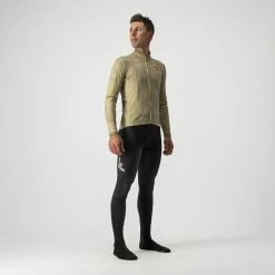 Castelli Pericolo Jersey FZ Light Olive Green