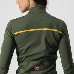 Castelli Sinergia 2 Jersey FZ Military Green/Saffron