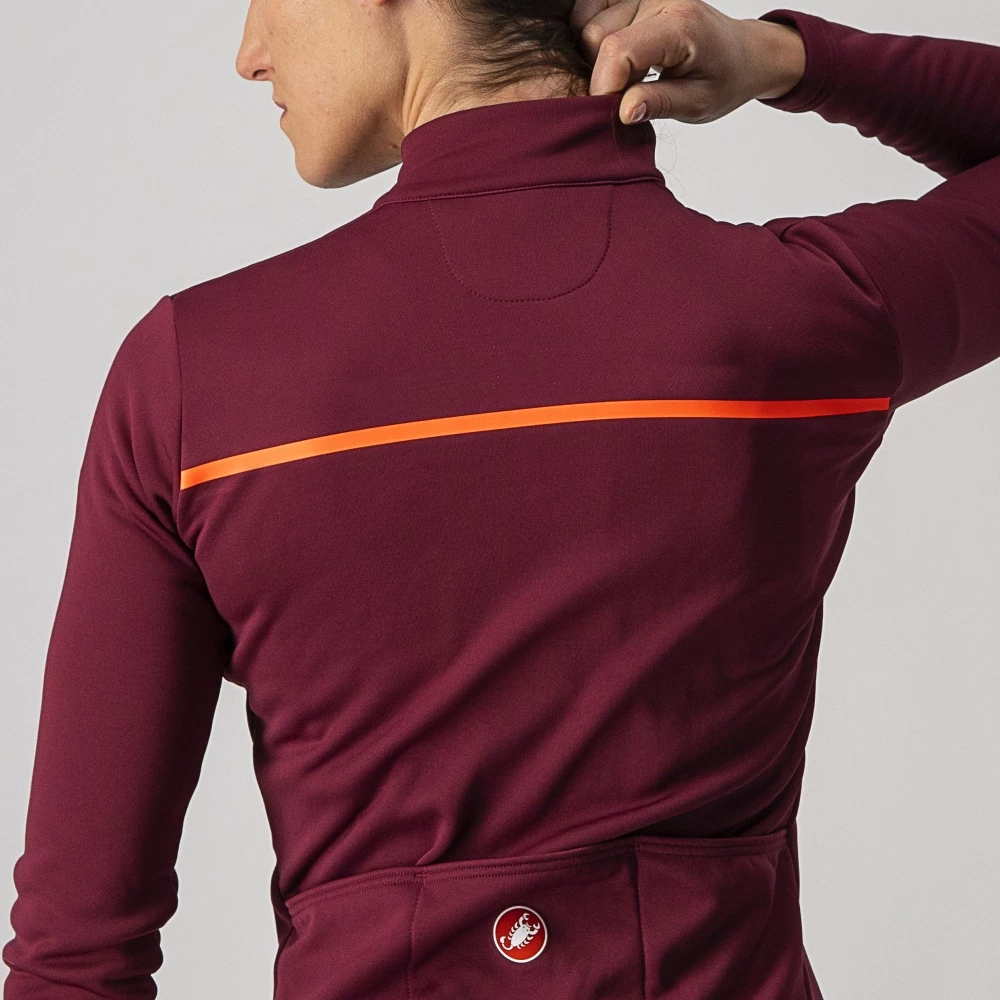 Castelli Sinergia 2 Jersey FZ Bordeaux/Brilliant Pink 3 Castelli Sinergia 2 Jersey FZ Bordeaux/Brilliant Pink