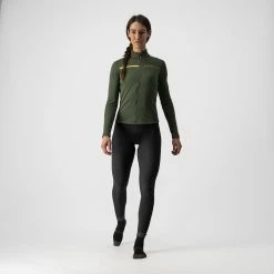 Castelli Sinergia 2 Jersey FZ Military Green/Saffron -Fiveten Verkäufe 06 4521531 075