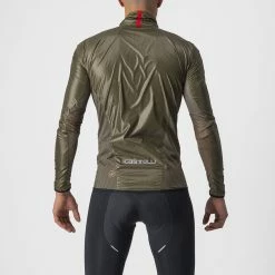 Castelli Aria Shell Jacket Moss Brown