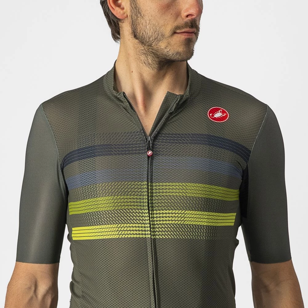Castelli Endurance Pro Jersey Military Green/Blue-Sulphur 10 Castelli Endurance Pro Jersey Military Green/Blue-Sulphur – Bild 8