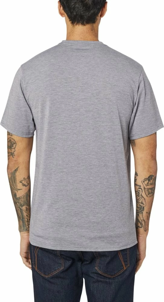 Fox Overhaul SS Tech Tee Heather Graphite 5 Fox Overhaul SS Tech Tee Heather Graphite – Bild 3