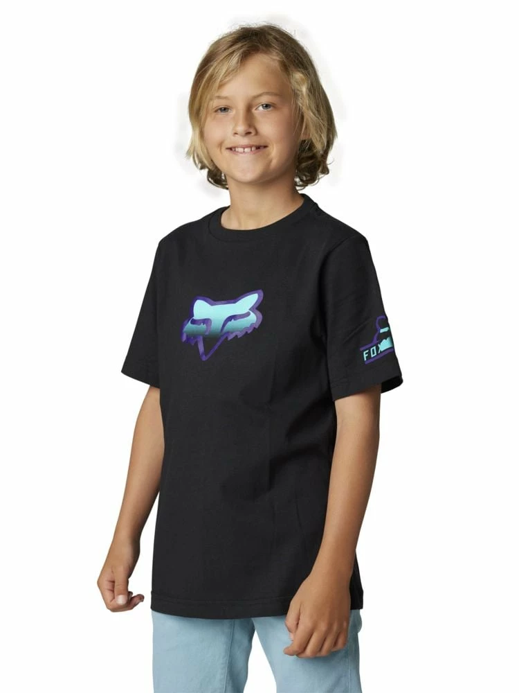Fox T-Shirt Vizen Youth Black 3 Fox T-Shirt Vizen Youth Black