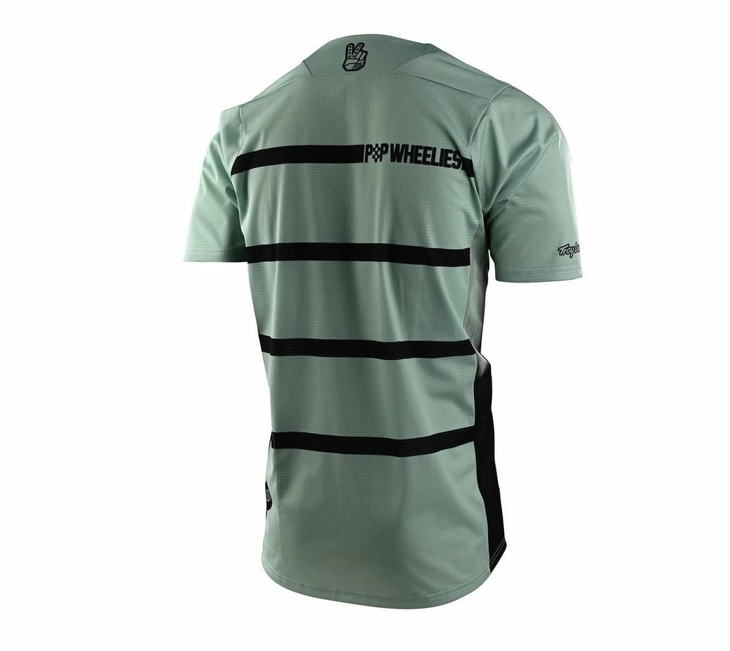 Troy Lee Designs Skyline SS Jersey Youth Diffuze Smoke Green / Black 3 Troy Lee Designs Skyline SS Jersey Youth Diffuze Smoke Green / Black