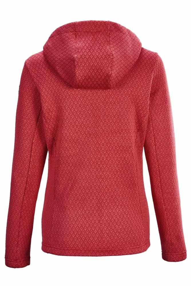 Killtec KOW 135 Strickfleecejacke Damen Rot 3 Killtec KOW 135 Strickfleecejacke Damen Rot