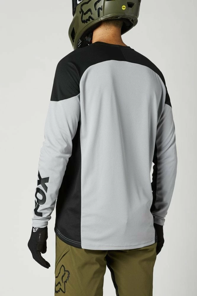 Fox Langärmliges Jersey Defend STL GRY 3 Fox Langärmliges Jersey Defend STL GRY
