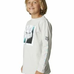 Fox Langärmliges T-Shirt Detonate Youth Light Grey