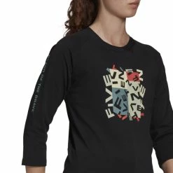 FIVETEN Graphics Longsleeve Women Black/black -Fiveten Verkäufe 62abf0dba3fbbc7e2217566b9af5f292b828295aeb4ba3531462f1318e8a1926