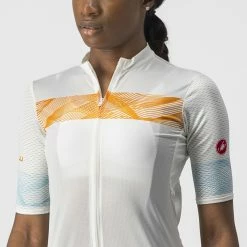 Castelli Fenice Damen Jersey Ivory/Pop Orange-Skylight -Fiveten Verkäufe 764414e6cc0dea91ce6fa945b6486ecac7582575a13b968c258bb3e9d076e09b