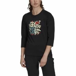 FIVETEN Graphics Longsleeve Women Black/black -Fiveten Verkäufe 8094e0402ab1a428e8ebbe630d984facccfc04fe83acb95c9c1465387c828336
