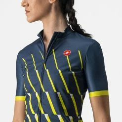 Castelli Pendio Damen Jersey Moonlite Ocean/Sulphur-White -Fiveten Verkäufe 83364b8009c50101e41fe36a22358bb593e95fa8ade716932a5aebe882ffe488