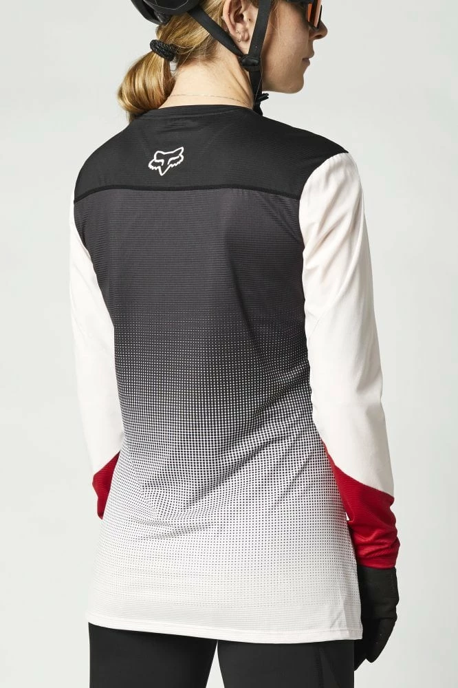 Fox Langärmliges Jersey Flexair Women Black/pink 5 Fox Langärmliges Jersey Flexair Women Black/pink – Bild 3