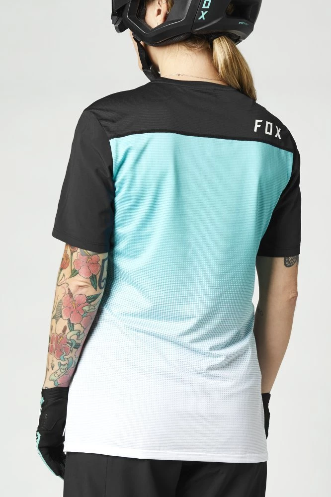 Fox Jersey Flexair Women Teal 3 Fox Jersey Flexair Women Teal