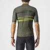 Castelli Endurance Pro Jersey Military Green/Blue-Sulphur