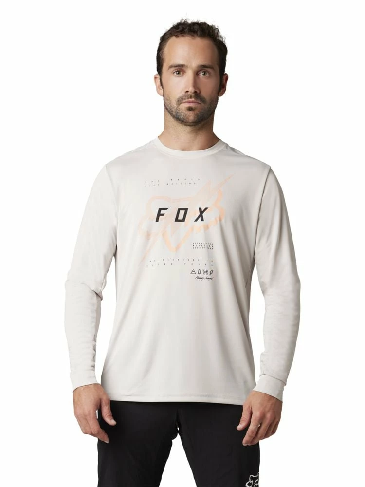 Fox Langärmliges Jersey Ranger Jectr Vintage White 3 Fox Langärmliges Jersey Ranger Jectr Vintage White