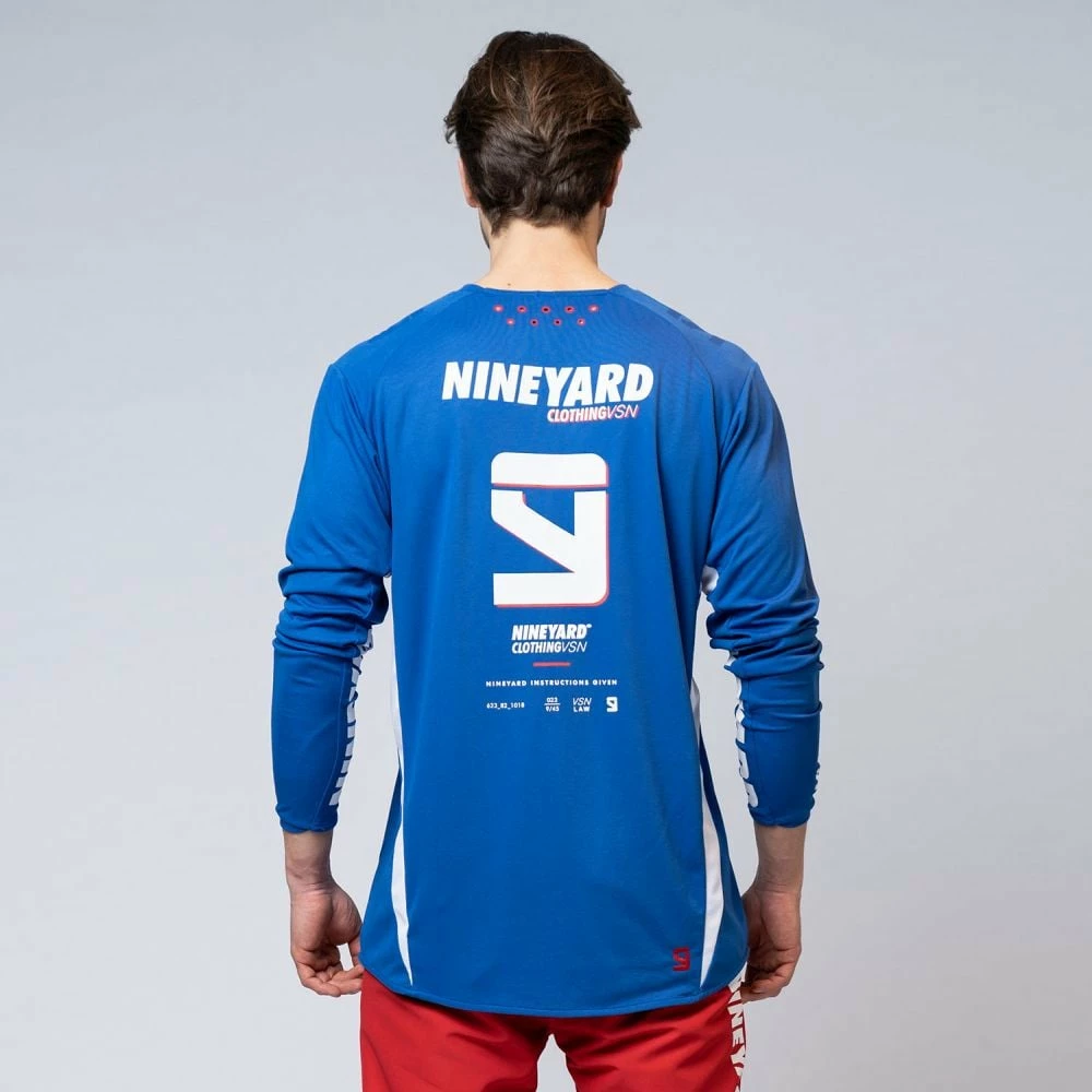 Nineyard CORE. Riding Jersey Blue 3 Nineyard CORE. Riding Jersey Blue