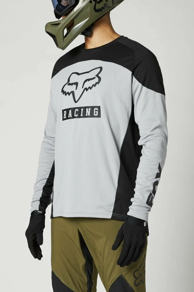 Fox Langärmliges Jersey Defend STL GRY 5 Fox Langärmliges Jersey Defend STL GRY – Bild 3