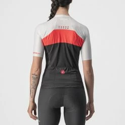 Castelli Aero Pro Damen Jersey Light Black/Brilliant Pink