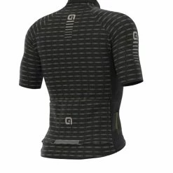 ALE Alé Green Road Jersey SS Black-Dove Grey