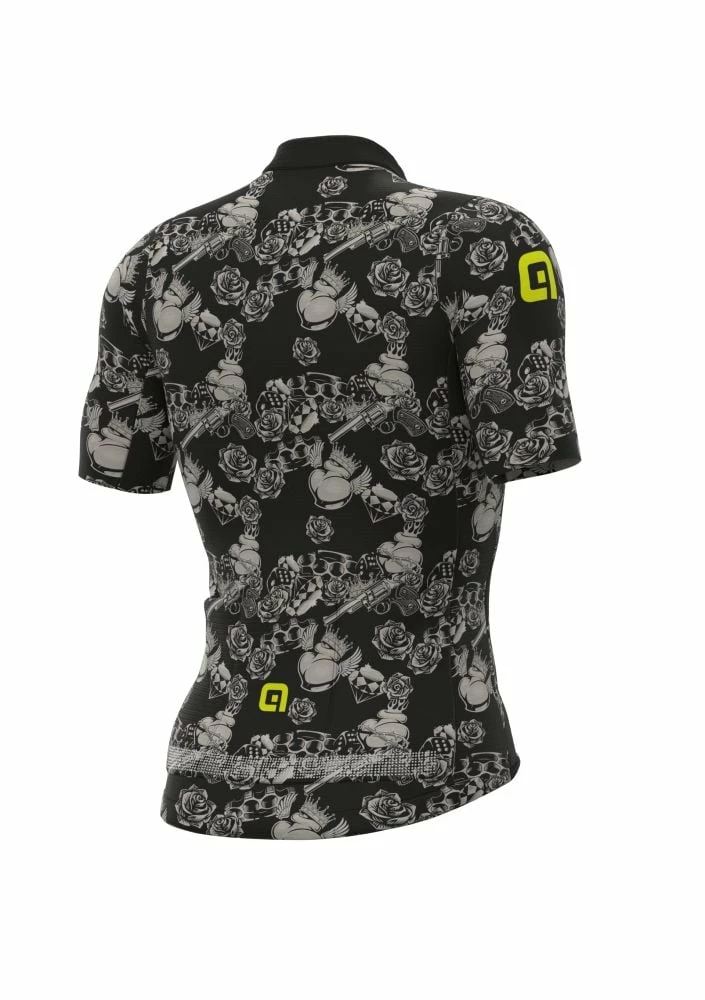 ALE Alé Las Vegas Jersey SS Black-Dove Grey 3 ALE Alé Las Vegas Jersey SS Black-Dove Grey