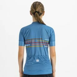 Vélodrome W Short Sleeve Jerse Berry Blue