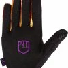 Fist Handschuh Lazer Leopard Violett-schwarz