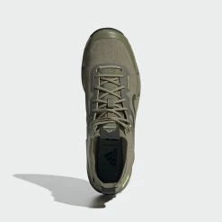 FIVETEN 5.10 TRAILCROSS MID PRO Orbgrn/Cblack/Pullim -Fiveten Verkäufe gy5121 3 footwear photography top portrait view grey