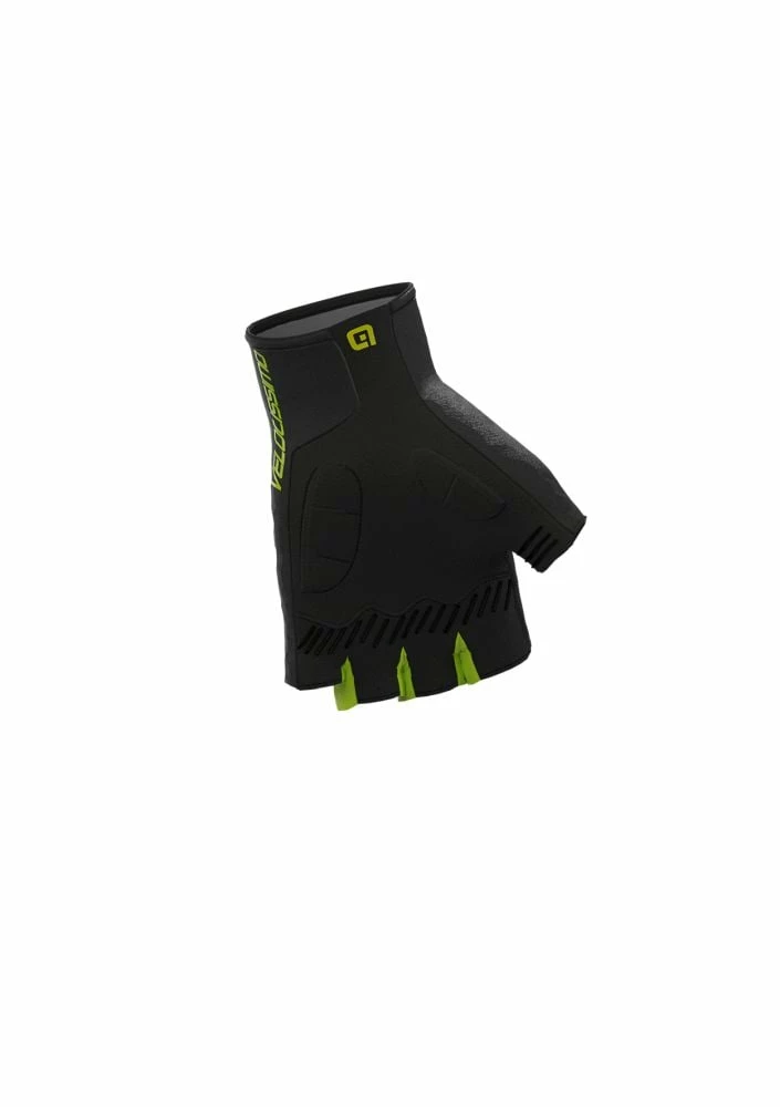 ALE Alé Velocissimo Crono Gloves Blk-Fluo Yellow 2 ALE Alé Velocissimo Crono Gloves Blk-Fluo Yellow